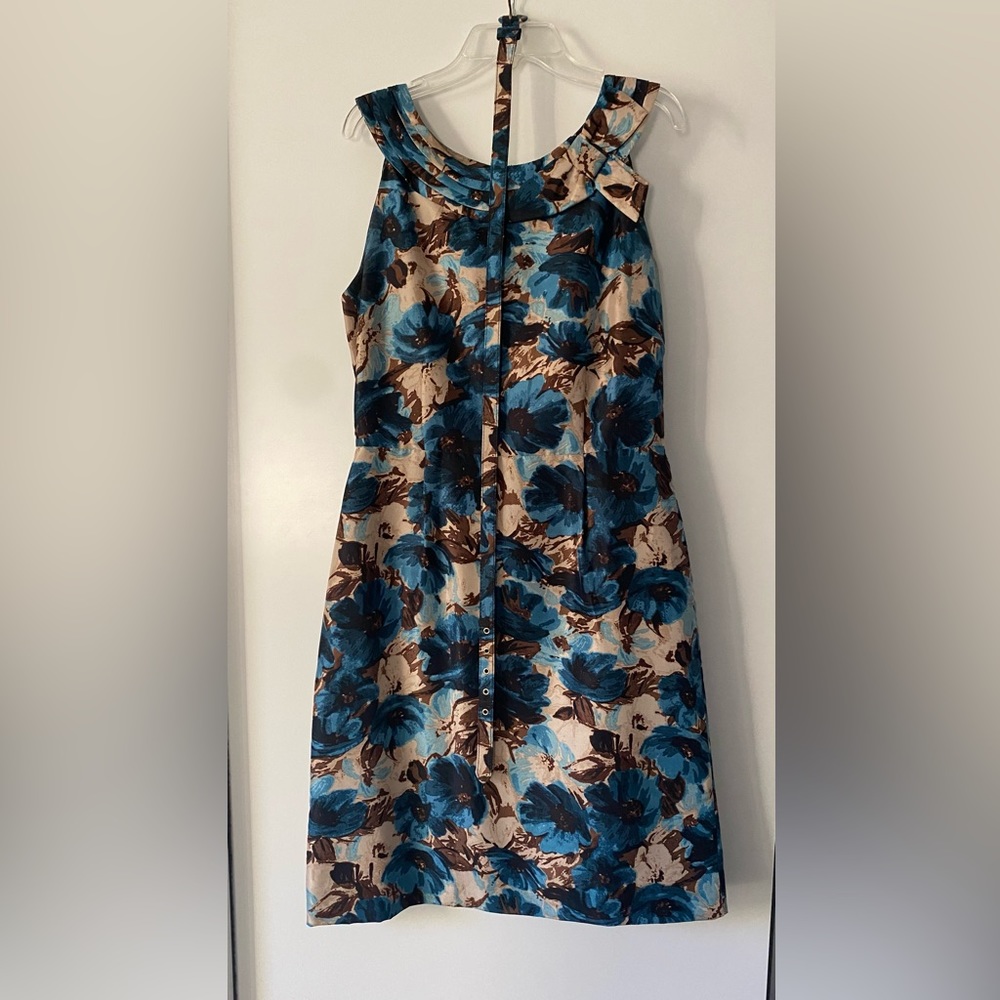 Kate Spade 100% silk floral dress, size 6.